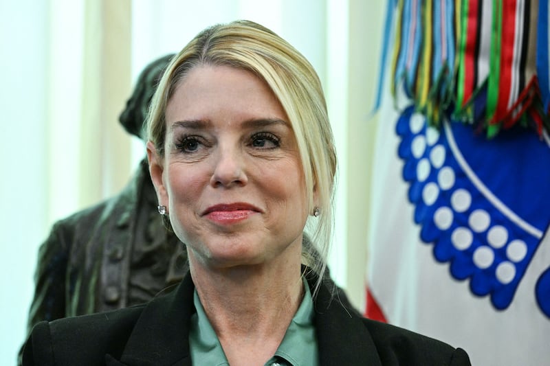 The Justice Department said former Attorney General Pam Bondi would not appear for her deposition before the House Oversight Committee on April 14 because she's not attorney general.
