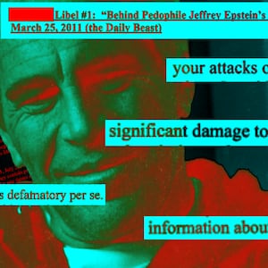 Jeffery Epstein photo illustraton