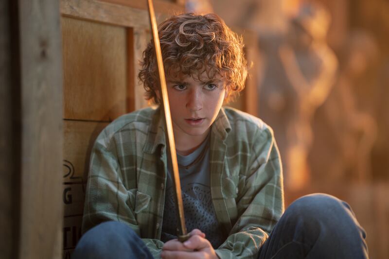 Walker Scobell in Percy Jackson.