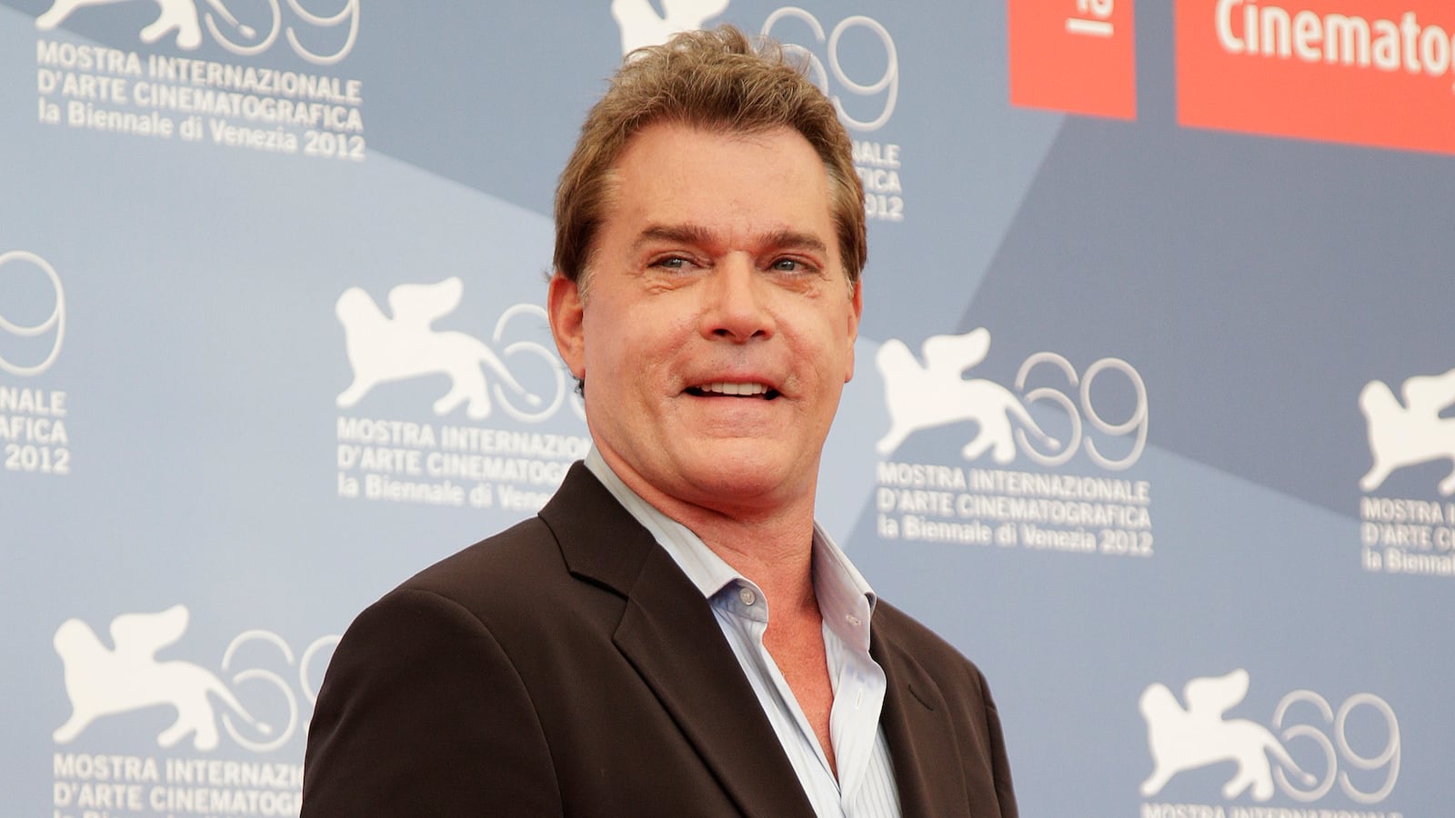 Actor Ray Liotta poses during the photocall for the movie “Iceman” at the 69th Venice Film Festival, Aug. 30, 2012.