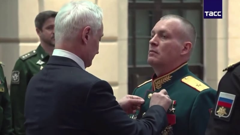 General Anton Grunis received an award in late August.