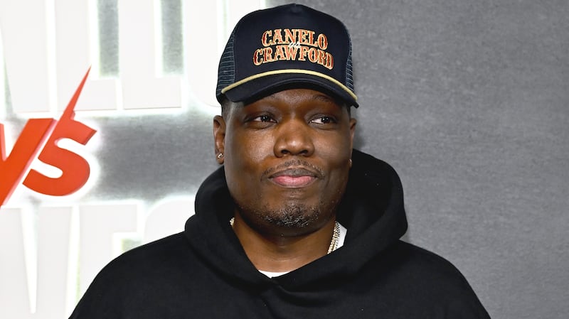 Michael Che attends the Canelo Alvarez vs Terence Crawford Netflix Live Event at Allegiant Stadium on September 13, 2025 in Las Vegas, Nevada.