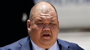 Steven Cheung walks outside the Wilkie D. Ferguson Jr. United States Courthouse, on the day of former U.S. President Donald Trump's arraignment on classified document charges, in Miami, Florida, U.S., June 13, 2023.
