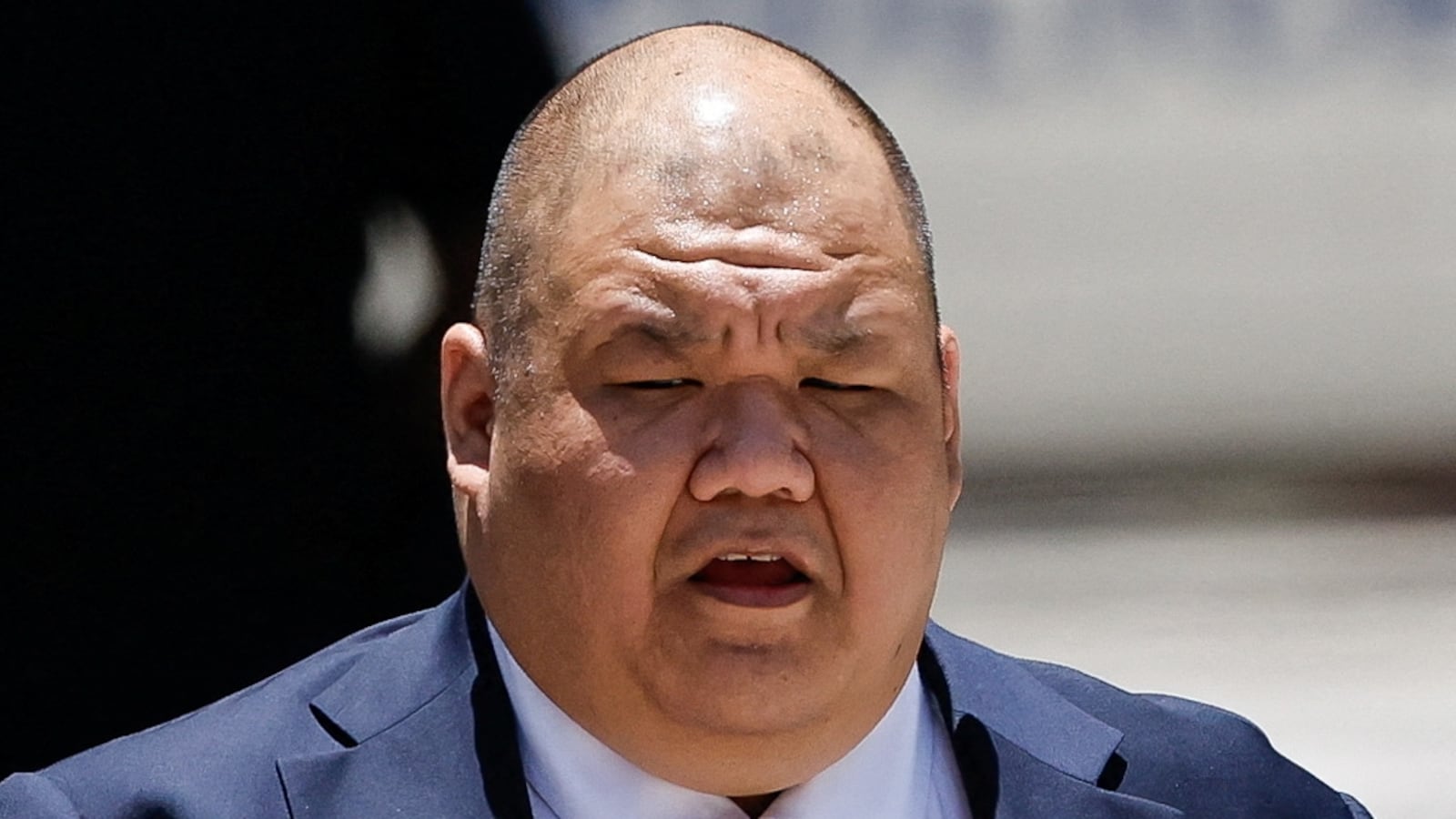 Steven Cheung walks outside the Wilkie D. Ferguson Jr. United States Courthouse, on the day of former U.S. President Donald Trump's arraignment on classified document charges, in Miami, Florida, U.S., June 13, 2023.
