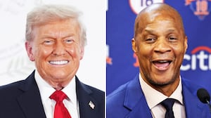 Donald Trump and Darryl Strawberry.