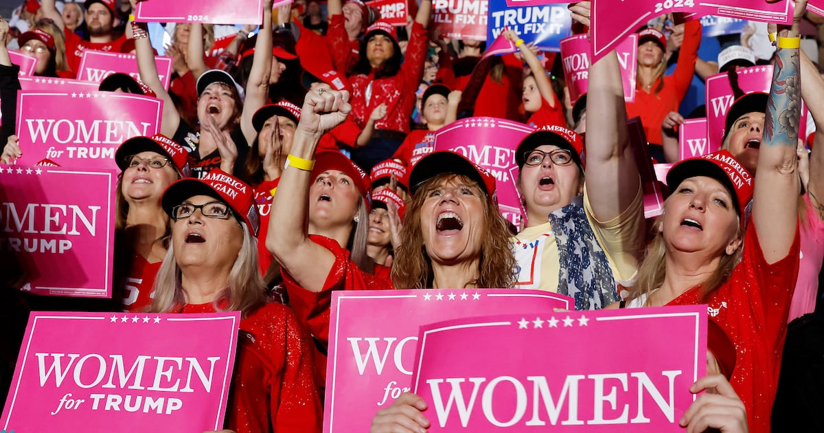 Female Trump Fan Rants About Banning Women From Congress