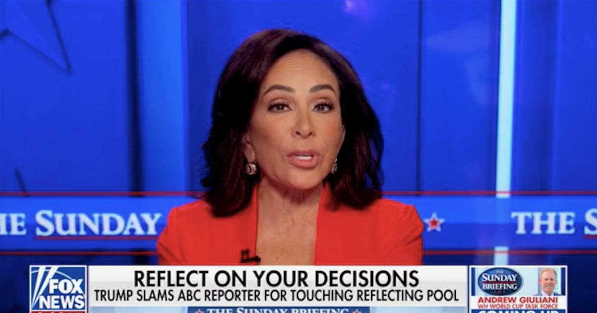 Judge Jeanine Pushes Trump's Bonkers Algae Sabotage Fantasy