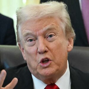 US President Donald Trump makes an announcement in the Oval Office of the White House in Washington, DC on November 6, 2025. Trump announced deals Thursday with pharmaceutical giants Eli Lilly and Novo Nordisk to lower the prices of some popular weight-loss drugs. Both companies "have agreed to offer their most popular GLP-1 weight-loss drug," Trump said, "at drastic discounts." (Photo by ANDREW CABALLERO-REYNOLDS / AFP) (Photo by ANDREW CABALLERO-REYNOLDS/AFP via Getty Images)