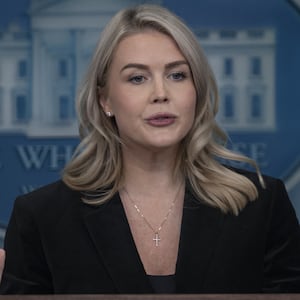 White House Press Secretary Karoline Leavitt argued Trump was "frank and honest" when asked what he meant when he snapped at a female reporter as "piggy."