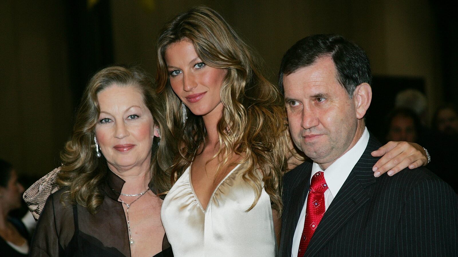 Gisele Bundchen and her parents