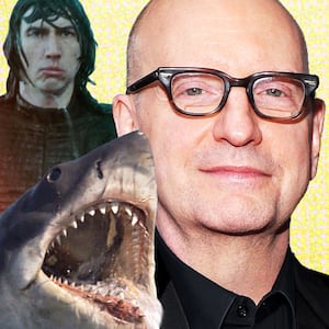 Stephen Soderbergh, John Lennon, Jaws, and Adam Driver in Star Wars