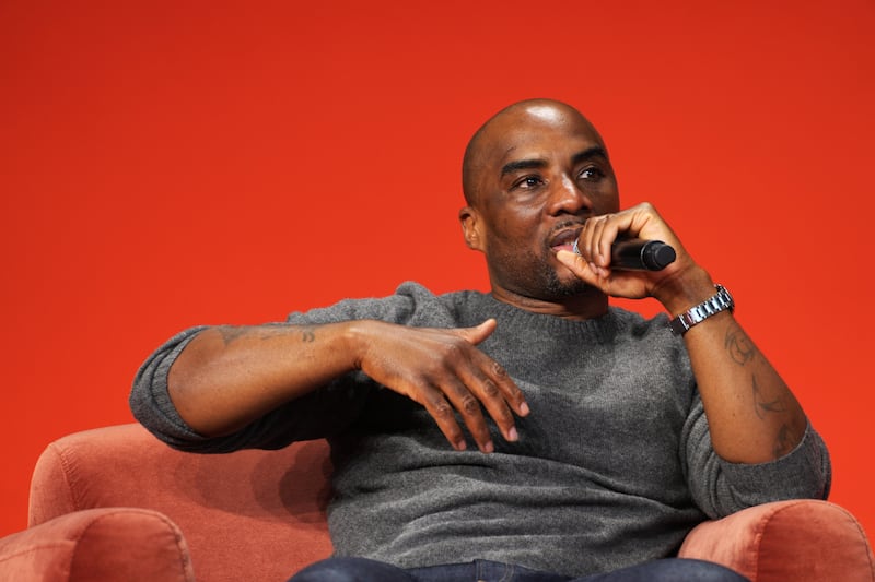 NEW YORK, NEW YORK - MAY 07: Charlamagne tha God speaks onstage during The New York Times Well Festival 2025 at Duggal Greenhouse on May 07, 2025 in New York City. (Photo by David Dee Delgado/Getty Images for The New York Times)