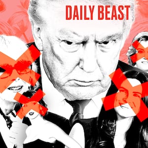 Donald Trump and the women he hates.