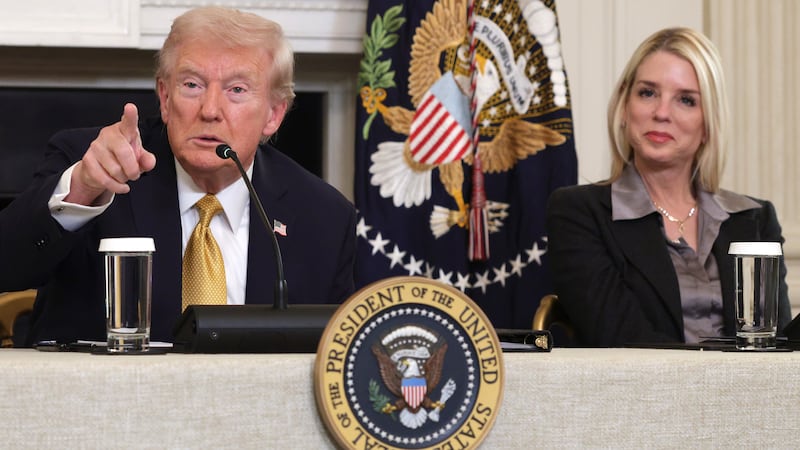 Donald Trump and Pam Bondi