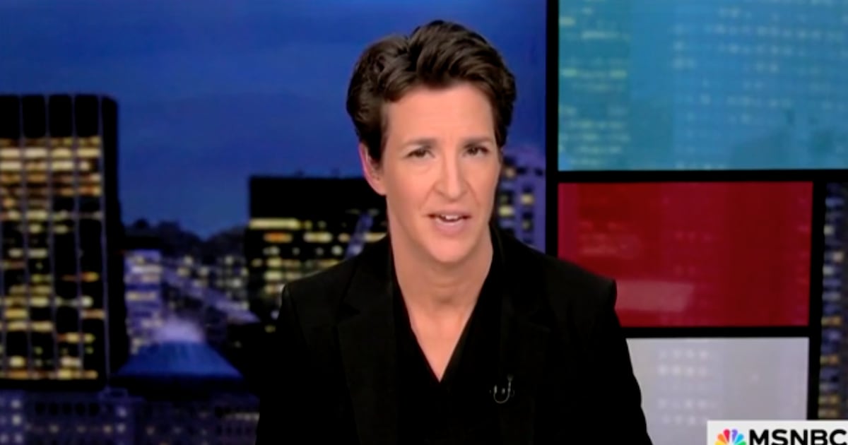 Rachel Maddow Flames MSNBC Bosses for Purging Non-White Anchors