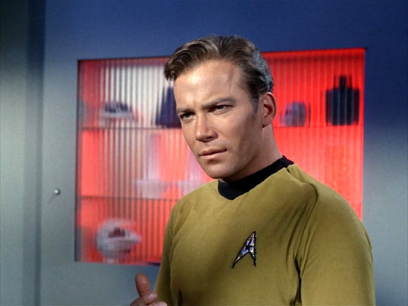 William Shatner as Captain James T. Kirk in 1967.