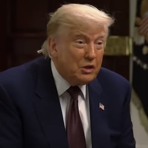 Trump interviewed by AXIOS after Iran peace deal.