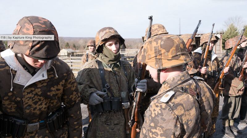 Woytek took part in reenactments when he was still a teenager.