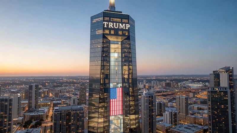 Eric Trump's images of the Donald J. Trump Presidential Library in Miami.