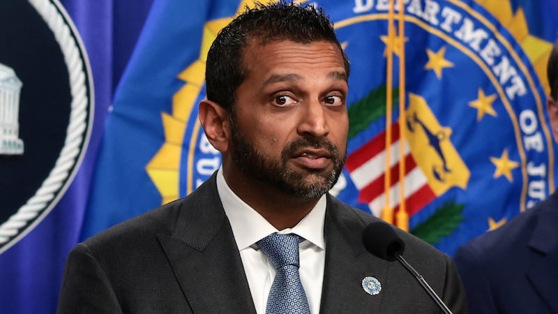 FBI Director Kash Patel and Acting U.S. Attorney General Todd Blanche hold a press conference to discuss Tren de Aragua developments at the Department of Justice in Washington, D.C., U.S., July 1, 2026.