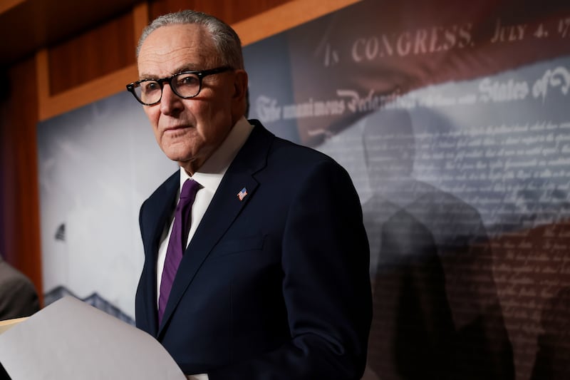 Sen. Schumer blasted Trump's "fitful cycles of lashing out and risking wider conflict" in a statement on the Iran attack while calling for the Senate to return to session to vote on a War Powers Resolution.