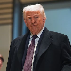 President Donald Trump, pictured Jan. 22, 2026, ranted that "fraudulent" polling should be a "criminal offense" in a post on Monday.