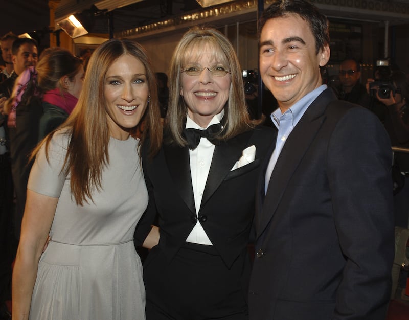Sarah Jessica Parker, Diane Keaton and Thomas Bezucha on "The Family Stone" red carpet