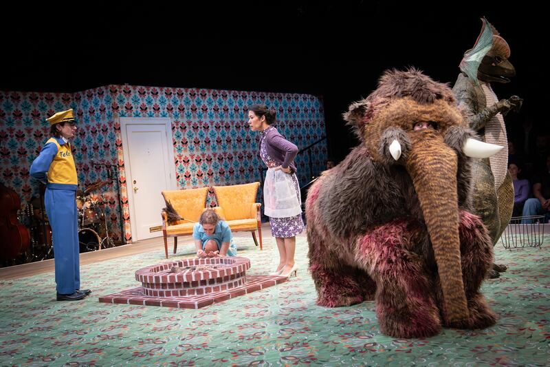 Michael Lepore, Micaela Diamond, Ruthie Ann Miles, Geena Quintos, and David Ryan Smith