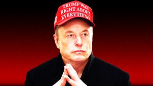 Elon Musk photo illustration
