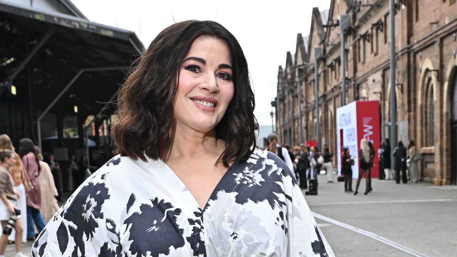SYDNEY, AUSTRALIA - MAY 13: Nigella Lawson attends Australian Fashion Week 2025 on May 13, 2025 in Sydney, Australia.