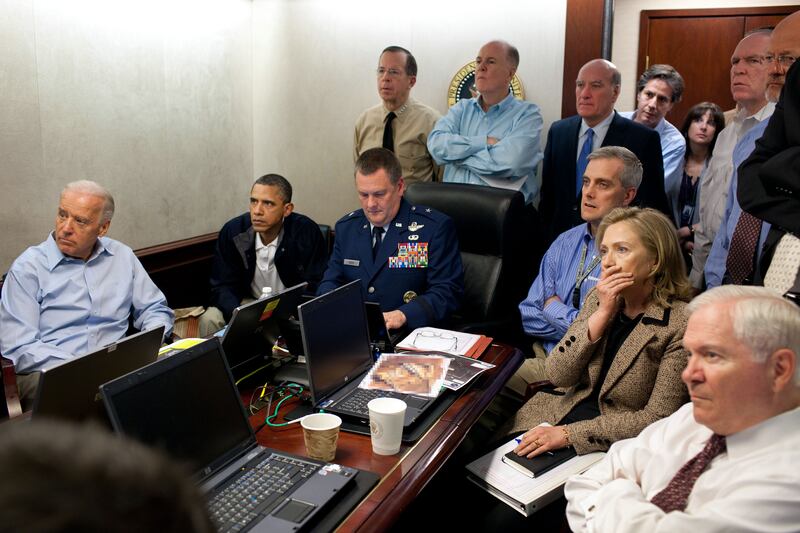 May 1, 2011 in Washington, DC. Obama later announced that the United States had killed Bin Laden in an operation led by U.S. Special Forces at a compound in Abbottabad, Pakistan.  (Photo by Pete Souza/The White House via Getty Images)
