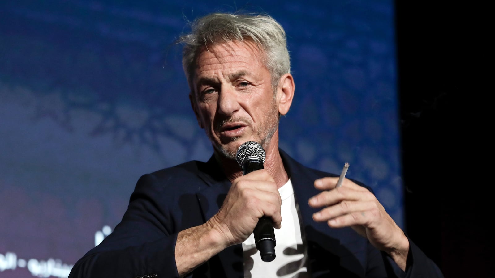 MARRAKECH, MOROCCO - DECEMBER 04: Sean Penn attends the "conversation with" session during Day Six Of the 21st Marrakech International Film Festival on December 04, 2024 in Marrakech, Morocco. (Photo by Antoine Flament/WireImage)