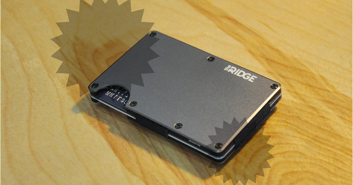 The Ridge Wallet Is the Perfect Tiny, Minimalist Wallet