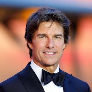 Tom Cruise attends the U.K. premiere and Royal Film Performance of 'Top Gun: Maverick' in Leicester Square on May 19, 2022, in London, England.