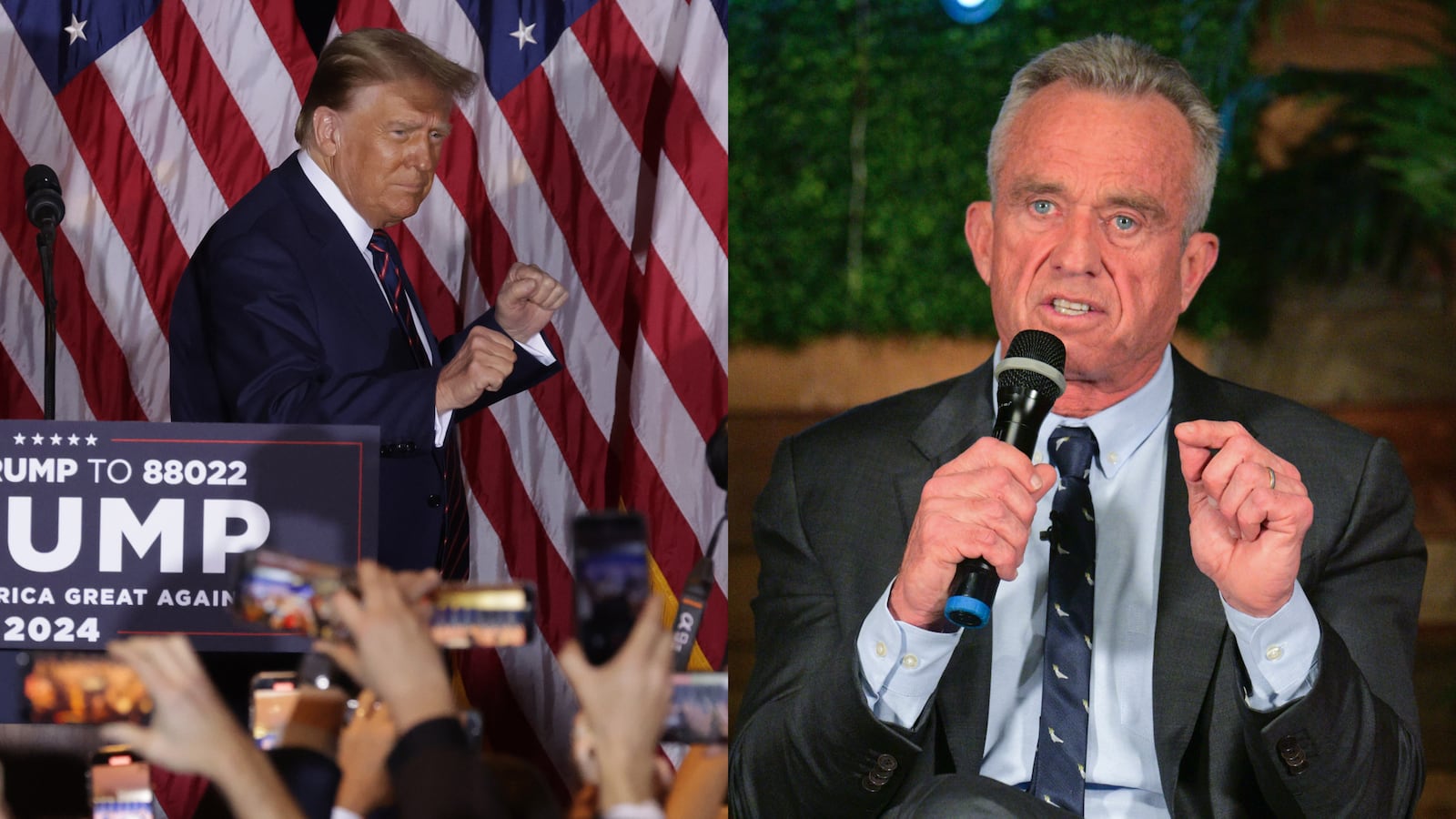 Donald Trump and RFK Jr.