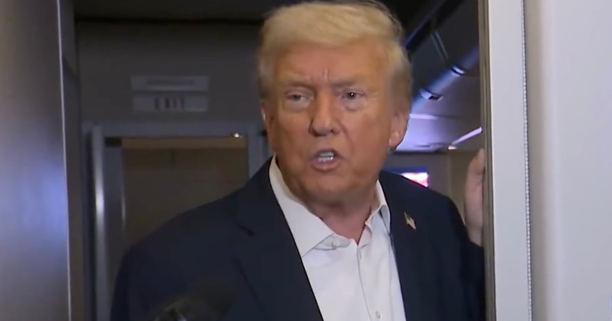 Trump ruft in einer irrwitzigen Tirade seine Nemesis dazu auf ...