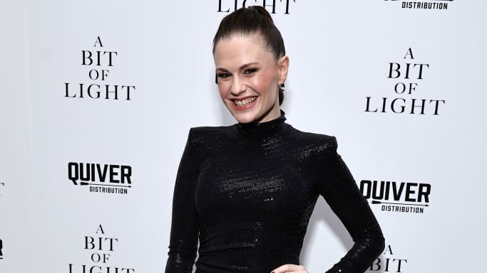 Anna Paquin walked with a cane at the New York premiere of her film “A Bit of Light,” saying an undisclosed illness has left her with mobility issues.