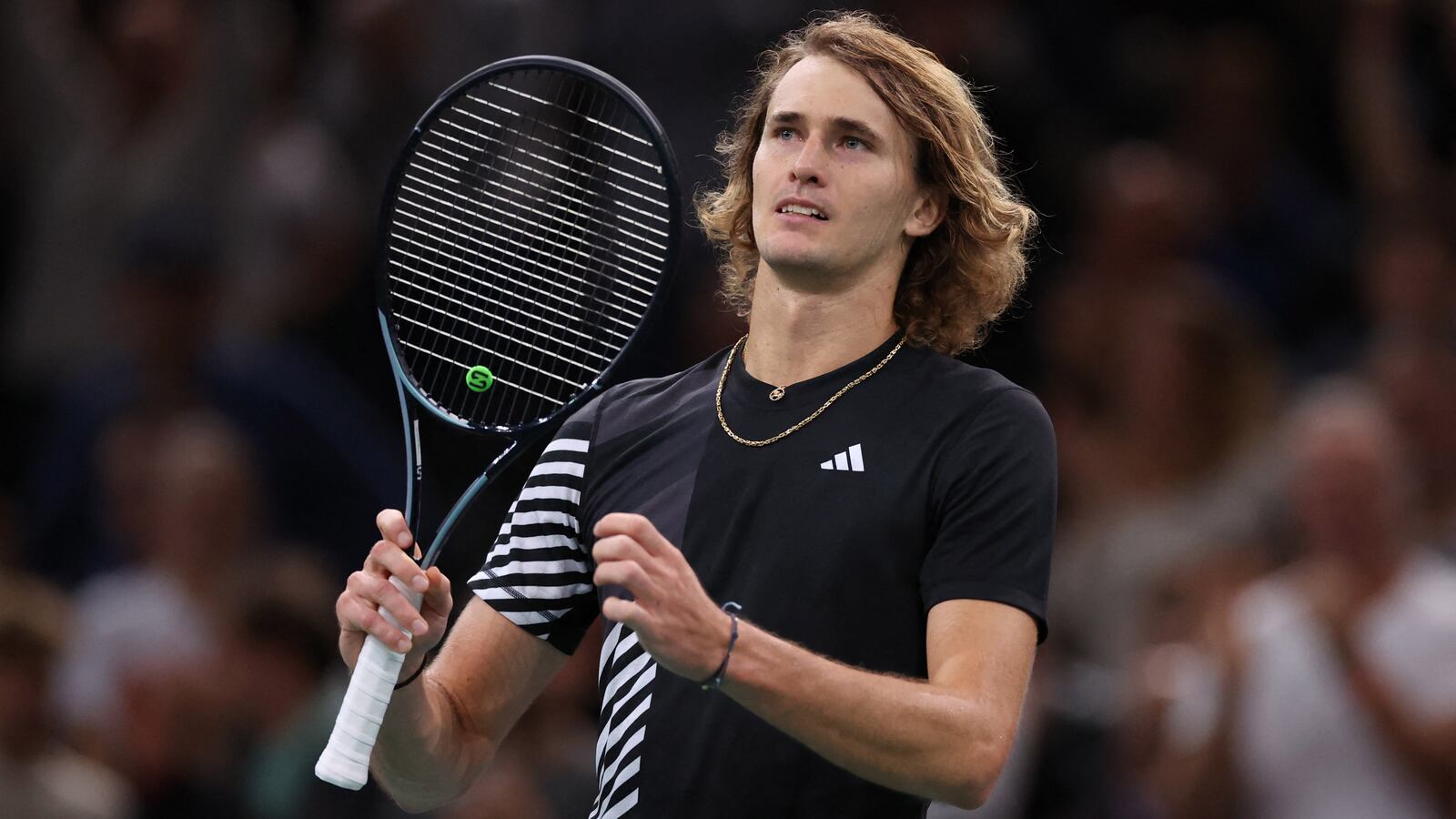 Alexander Zverev at the AccorHotels Arena, Paris, France, Oct. 31, 2023.