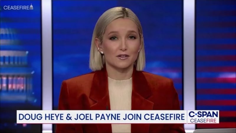 Dasha Burns outed Schmitt on Ceasefire.