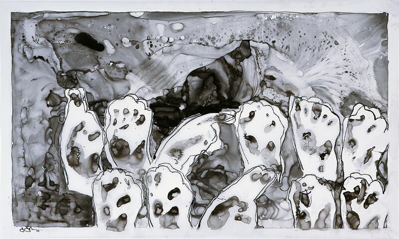 galleries/2011/09/07/artists-for-haiti-at-david-zwirner-gallery/art-for-haiti-johns_vcovxy