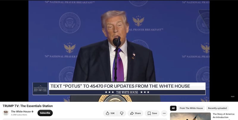 The White House on YouTube