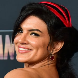 LOS ANGELES, CALIFORNIA - NOVEMBER 13: Gina Carano attends the premiere of Disney+'s "The Mandalorian" at El Capitan Theatre on November 13, 2019 in Los Angeles, California. (Photo by Rodin Eckenroth/FilmMagic)