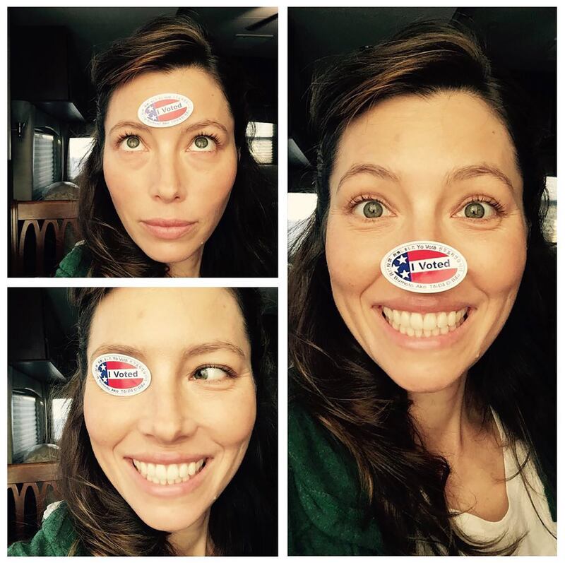 galleries/2016/11/08/celebs-celebrate-election-day-with-voting-selfies/161108-celebs-voting-jessica-biel_oanu05