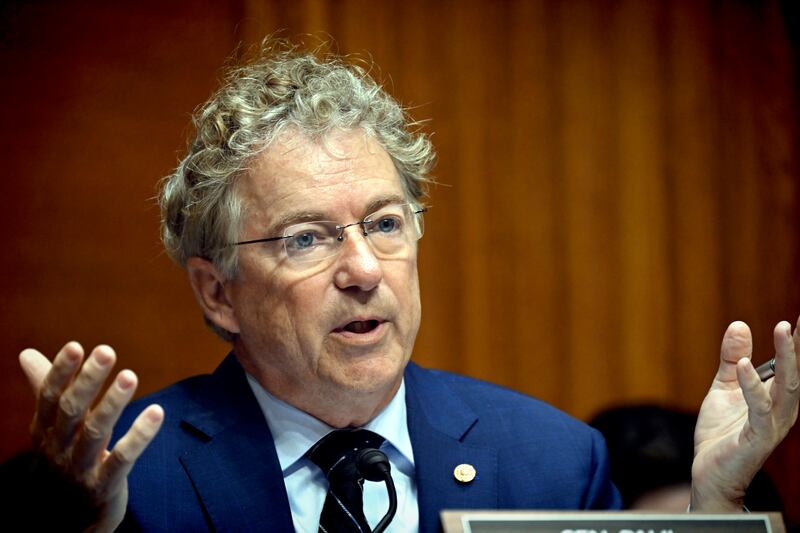 WASHINGTON, DC - SEPTEMBER 17:  
 Senator Rand Paul (R-PA)  speaks to Susan Monarez, Ph.D., who  answers questions as well as give testimony inside the Dirksen Senate Office Building in Washington, DC on September 17, 2025. 
Senate Committee on Health, Education, Labor, and Pensions Hearings to examine reviewing recent events at the Centers for Disease Control and Prevention and implications for children's health.
(Photo by Marvin Joseph/The Washington Post via Getty Images)