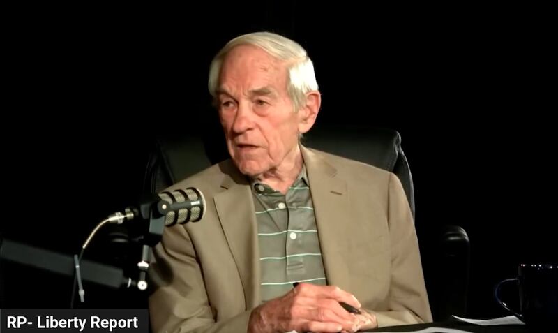 Ron Paul criticizes Donald Trump's rant against his son, Rand, on his podcast, Liberty Report.
