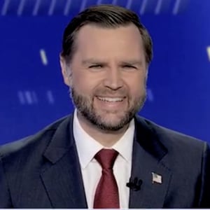 JD Vance guest hosts The Five on Fox News.