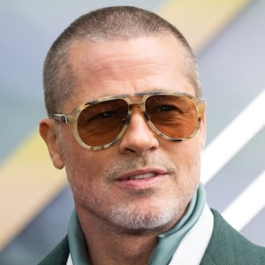LONDON, ENGLAND - JUNE 23: Brad Pitt attends the "F1: The Movie" European Premiere at Cineworld Leicester Square on June 23, 2025 in London, England. (Photo by Samir Hussein/WireImage)