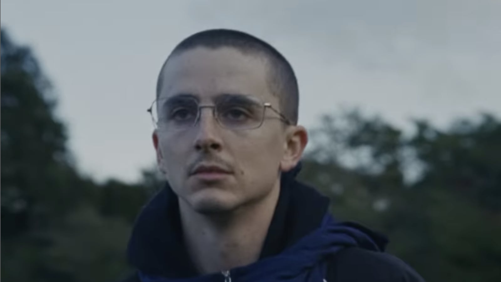 Timothée Chalamet debuts his new buzzcut via his Instagram.