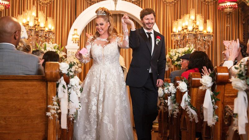 A photo including Amy Schumer and Michael Cera