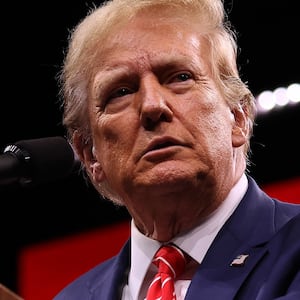 President Donald Trump speaks during the NRA ILA Leadership Forum at the National Rifle Association (NRA) Annual Meeting & Exhibits at the Kay Bailey Hutchison Convention Center on May 18, 2024 in Dallas, Texas.